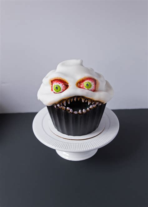 Scary Halloween Cake {ferocious Cupcake} Recipe Halloween Cakes Scary Halloween Cakes