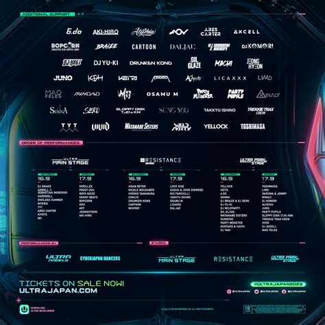 【ultra Japan 2023】ラインナップ発表！ Tokyoedm