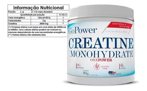 Suplemento En Polvo Nutrends Gopower Creatina Monohidratada Creatine