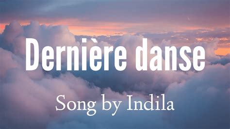 Indila Derni Re Danse Lyrics Video Youtube