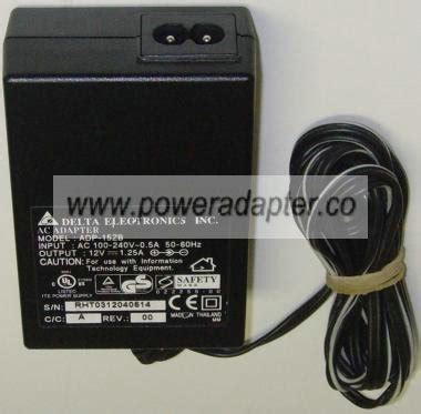 Delta Electronics Adp Zb Ac Adapter Vdc A Power Supply S Delta