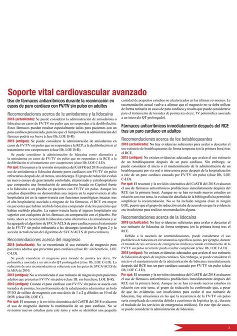 Guías de la American Heart Association para RCP y ACE PDF