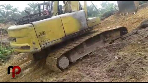 BEGINI CARA EXCAVATOR KOMATSU LAND CLEARING YouTube