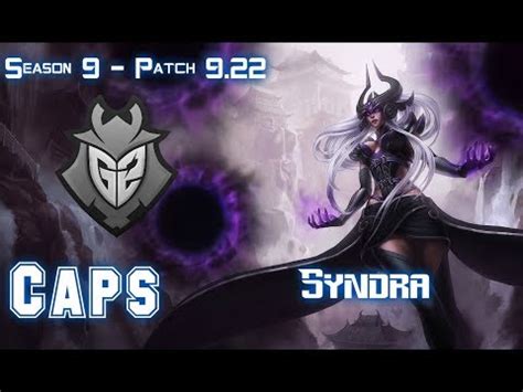 G Caps Syndra Vs Veigar Mid Patch Euw Ranked Youtube