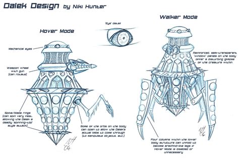 Dalek design 1 by Niki-UK on DeviantArt