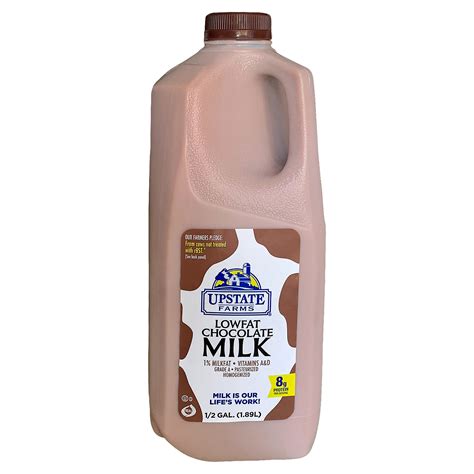 Upstate Farms Lowfat Chocolate Milk Half Gallon | Fig App