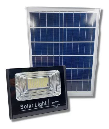 Placa reflectora LED de energía solar de 100 W carcasa económica