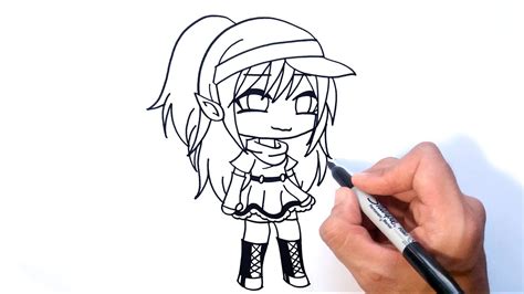 How To Draw Gacha Life Girl Character 3 Youtube