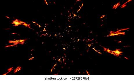 Burning Fire Particles Overlay Effect Stock Illustration 2172959861 | Shutterstock