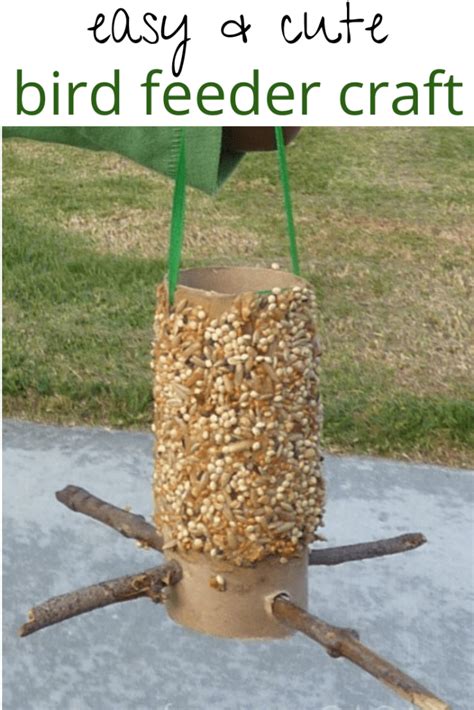 How To Make A Toilet Paper Roll Bird Feeder Craft Honey Lime