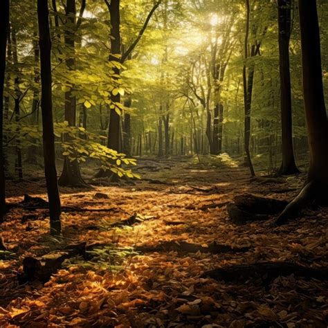 Bosque Sagrado - El bosque sagrado Una danza de hojas | Foto Premium