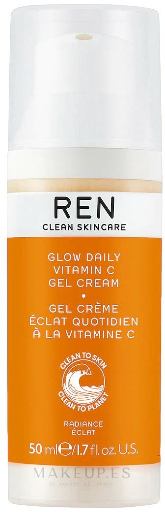 Gel Crema Iluminadora Con Vitamina C Ren Clean Skincare Glow Daily