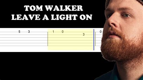 Tom Walker Leave A Light On Easy Guitar Tabs Tutorial YouTube