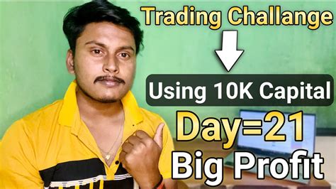 Using 10k Capital For 30 Days Challenge 🔴live Option Trading For