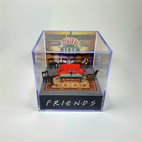 Friends Central Perk Diorama Cube With Sound and LED Light - Etsy UK