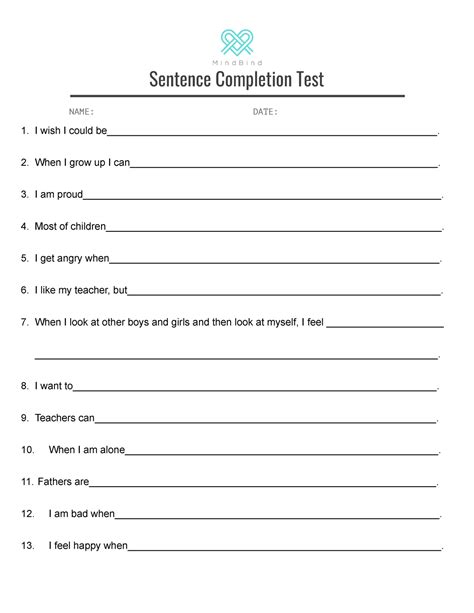 Sentence Completion Test