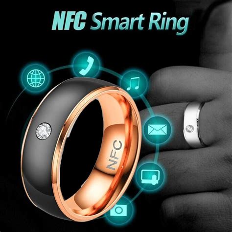 Multifunctional Magic Nfc Smart Ring Wearable For Android Ios Mobile