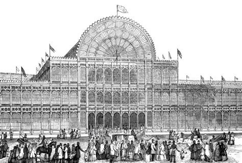 First Iron And Glass Giant Crystal Palace By Joseph Paxton The