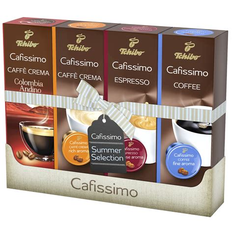 Pachet promo capsule Tchibo Cafissimo Summer Selection, 4 x 10 capsule ...
