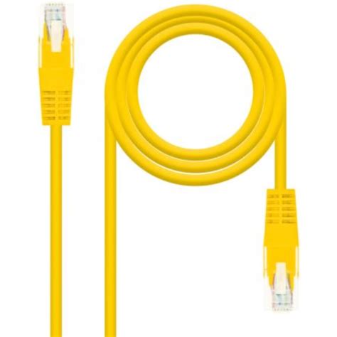 Cabo De Rede RJ45 CAT 6 UTP 2m Nanocable Amarelo MEGABARCELOS