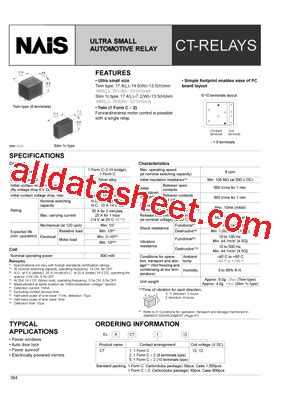 ACT512 Datasheet(PDF) - Nais(Matsushita Electric Works)