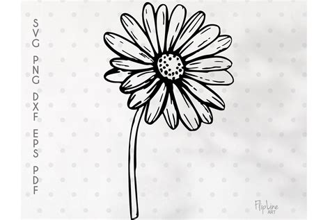 Gerbera Daisy Clipart Daisy Flower Svg Daisy Clipart Simple By 4eka