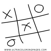 Dibujo De Tic Tac Toe Para Colorear Ultra Coloring Pages Nbkomputer