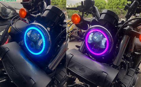 Amazon Hozan Inch Black Led Motorcycle Headlight