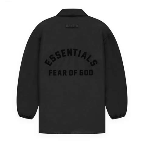 Fear Of God Essentials - "Logo-Appliquéd" Coach Jacket