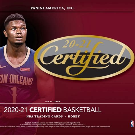 2020-21 Panini Certified Basketball Checklist, Set Info, Box, Date, Reviews