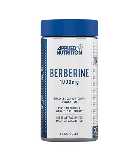 Berberine Mg Applied Nutrition Lose Weight With Powerful