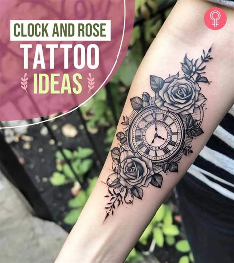 grandfather clock chest tattoo