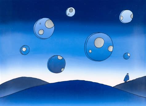 Lot Jean Michel Folon Belgian 1934 2005 Untitled Planets Mixed