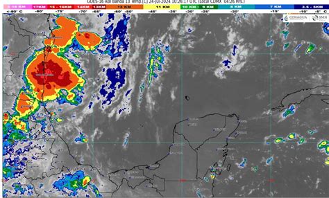 Prevén lluvias aisladas en Quintana Roo por humedad del Mar Caribe