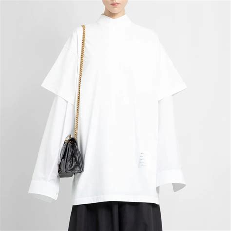 Футболка Balenciaga, цвет: белый – купить в интернет-магазине ...