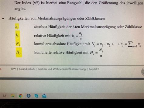 Beschreibende Statistik Karteikarten Quizlet