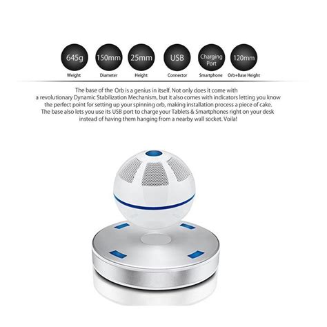 Ice Frog Levitating Bluetooth Speaker Wireless Magnetic Floating