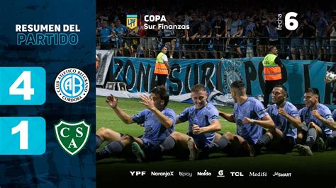 Belgrano Sarmiento I Resumen Del Partido I Copasurfinanzas