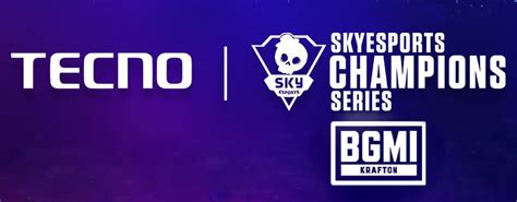 Skyesports Champions Series BGMI 2023 TECNO Mobile tillkännages som