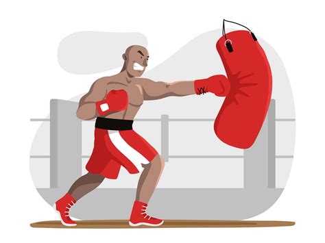 Free Boxer Vector Illustration AI