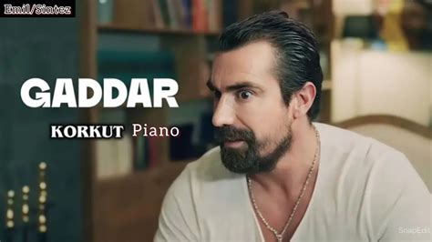 Gaddar Dizi Müzikleri Korkut Zakkum Piano Version Offical Video