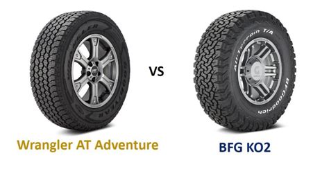 Goodyear Wrangler All Terrain Adventure With Kevlar Vs Bfg Ko2 Top