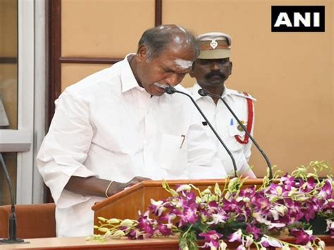 78th Independence Day Puducherry Cm Rangasamy Hoists National Flag