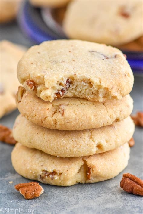 Easy Pecan Sandies 5 Ingredients Simple Joy