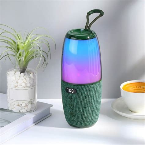 BTTGGLhn New Bluetooth Speaker Cool Full Screen LED Light Insert Card U ...