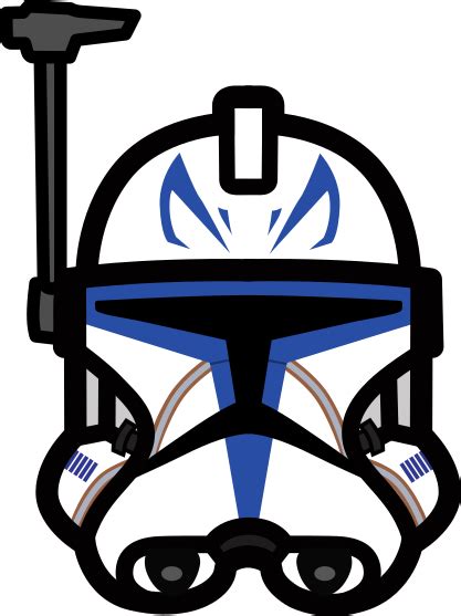 Captain Rex Phase 2 Helmet By Badwolfe Deviant On Deviantart