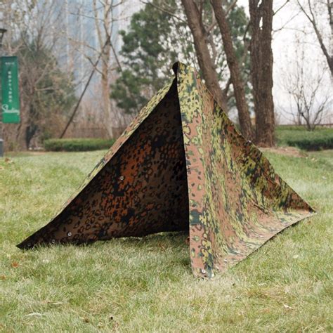 Tomwang2012 Wwii Ww2 German Army Oakleaf Camo Reversible Tent Zeltbahn Military Uniform