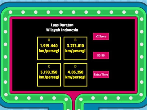 Letak Dan Kondisi Geografis Wilayah Indonesia Gameshow Quiz