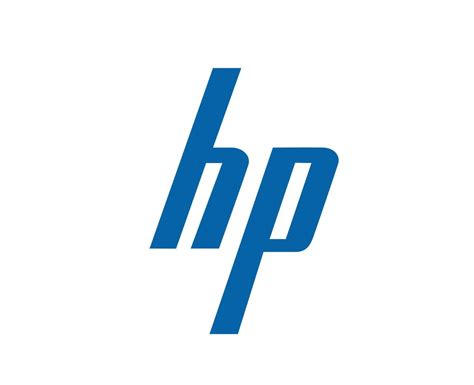 HP Brand Logo Computer Symbol Design Usa Laptop Vector Illustration ...