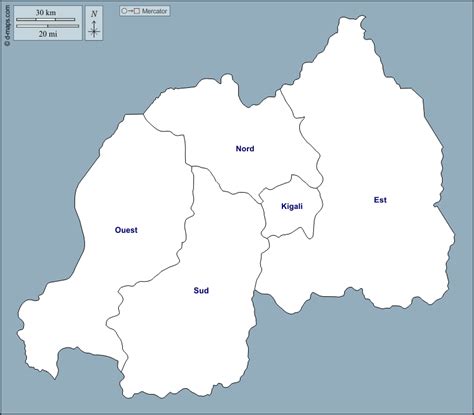 Ruanda Mapa Livre Mapa Em Branco Livre Mapa Livre Do Esbo O Mapa